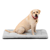 ZENGAOOU washable dog bed crate top view highlighting plush softness for crate naps.