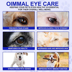 zenpaws cod liver oil eye supplement aiding clear eyesight.