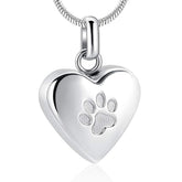 zeqingjw paw print heart urn necklace showing a memorial keepsake for pets