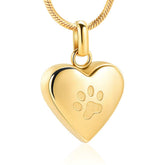zeqingjw paw print heart urn necklace front view for daily pet memorial