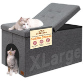 Zerbuger cat litter box enclosure furniture offers discreet odor control for a cleaner living space.