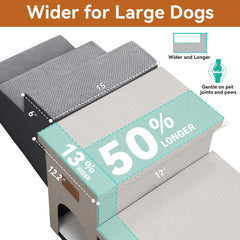 Zerbuger Dog Stairs beige decor blends with modern living spaces.
