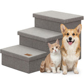 Zerbuger Wider Dog Ramp with storage open compartments for easy pet access.