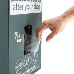 Zero Waste USA bags dispensed one at a time for convenience.