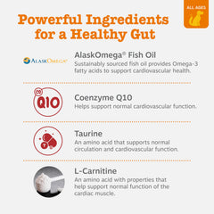 Zesty Paws AlaskOmega fish oil chews—omega-3 for cardiovascular wellness.