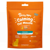 Zesty Paws Calming Mousse for cats, served to help a stressed kitty stay calm