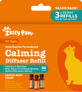 Zesty Paws cat calming diffuser starter kit for stress relief in homes