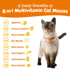Zesty Paws Eight-in-One Mousse: immune-support serve for feline immunity