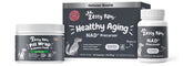 Zesty Paws Niagen capsules close-up for canine NAD+ support.