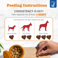 Omega-3 DHA sources from cod liver oil and algae in Zesty Paws formula