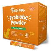 Zesty Paws Probiotics for Dogs pumpkin flavor powder topper supports digestion and meal-time appeal
