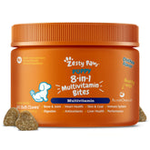 Zesty Paws Puppy Multivitamin Bites promote daily immune support and vitality.
