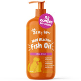 Zesty Paws fish oil bottle pour for pet omega boost