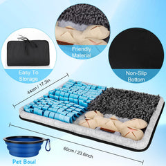ZGXIAOLE Snuffle Mat non-slip-base keeps mat stable during use.