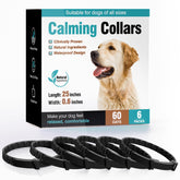 ZHANGK Calming Collar 6-Pack Packaging: convenient, ready-to-use calming solution for anxious dogs.