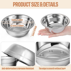 Zhehao 10oz bowls ready for crate setups, supporting easy feeding.