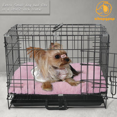 zihapgpzp dog bed faux fur close-up, soft surface
