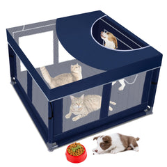 Zikopomi playpen door-closed view for secure containment and supervision