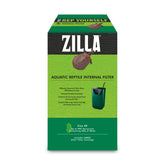 Zilla Aquactic Internal Filter installed in a terrarium showing steady water circulation