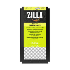 Zilla Fresh Air Screen Cover front view shows a sturdy 12x6 fit for terrariums