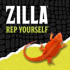 Zilla fixture mounted on screen cover delivering heat and light for reptiles