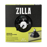 Zilla premium heat lamp dome 8.5-inch top view showing heat focus