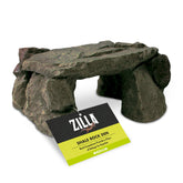 Zilla Shale Rock Den basking platform enhances reptile warmth and privacy.