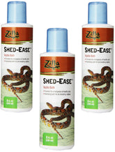 Zilla Shed-Ease Bath bottle front aiding reptile shedding.