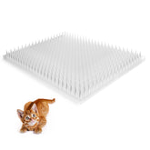Zipcase scat mat guards garden perimeter with humane deterrence.