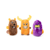 ZippyPaws Squeakie Buddies Beaver toy with loud squeaks for interactive fetch.