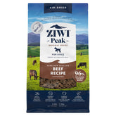 ZIWI Peak air-dried beef bites in a bowl with a crunchy texture.