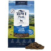 ZIWI Peak air-dried lamb bites for high-protein, grain-free nutrition.