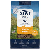 ZIWI Peak Chicken air-dried dog food bag showing premium ingredients and protein benefits
