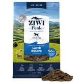 ZIWI Peak Lamb dog food bag with premium grain-free formula for daily meals.
