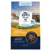 ZIWI Peak Steam & Dried dog food bag with cage-free chicken and fruits for premium nutrition