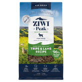 ZIWI Peak Tripe & Lamb close-up ingredients highlighting high-protein recipe