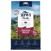 ZIWI Peak Venison air-dried bowl showing high-protein nutrition for cats.