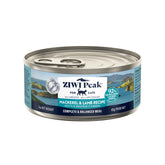 ZIWI Peak wet cat food closeup of mackerel and lamb pate, high-protein energy.