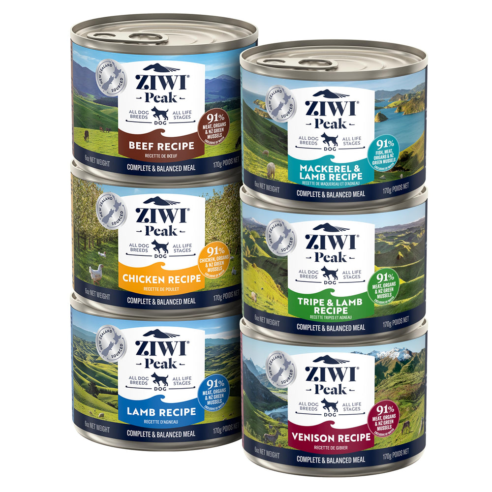 ZIWI Peak beef can β premium protein for a tasty, complete dog meal.