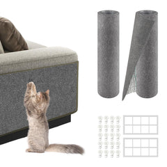 ZLAFM 2-pack cat scratch mat sofa cover protects furniture from claws.