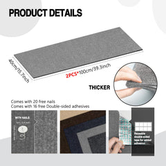 ZLAFM 2-pack cat scratch mat wall protector guards walls.