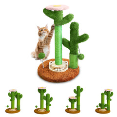ZLAFM 42-inch cactus cat scratching post for active indoor cats