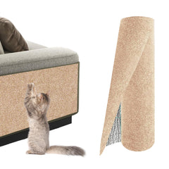 ZLAFM cat scratch mat on sofa protects furniture from claws.