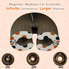 ZLAFM Magnetic Magic Organ cat scratcher with bell ball feature.