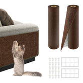 ZLAFM cat scratch mat 78.7-inch covers sofa to guard furniture from claws