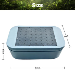 Zmiyivara two-tier tray close-up for easy debris collection during use.