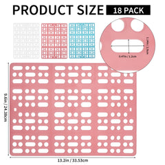 Zmpkhba rabbit cage mat blue 18-pack supports flexible cage sizing.