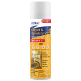 Zodiac Carpet & Upholstery Aerosol Spray applied to carpet surfaces for flea control