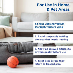 Zodiac water-based aerosol spray easy to apply on rugs and furniture