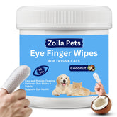 Zoila Pets Eye Wipes packaging, convenient daily tear stain care.